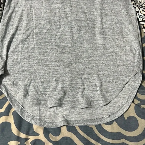 SHEIN raglan top, blueish-gray color size large - Picture 2 of 4